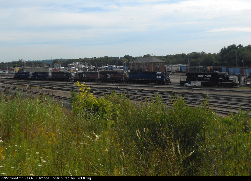 Lineup of Power at Rigby Yard